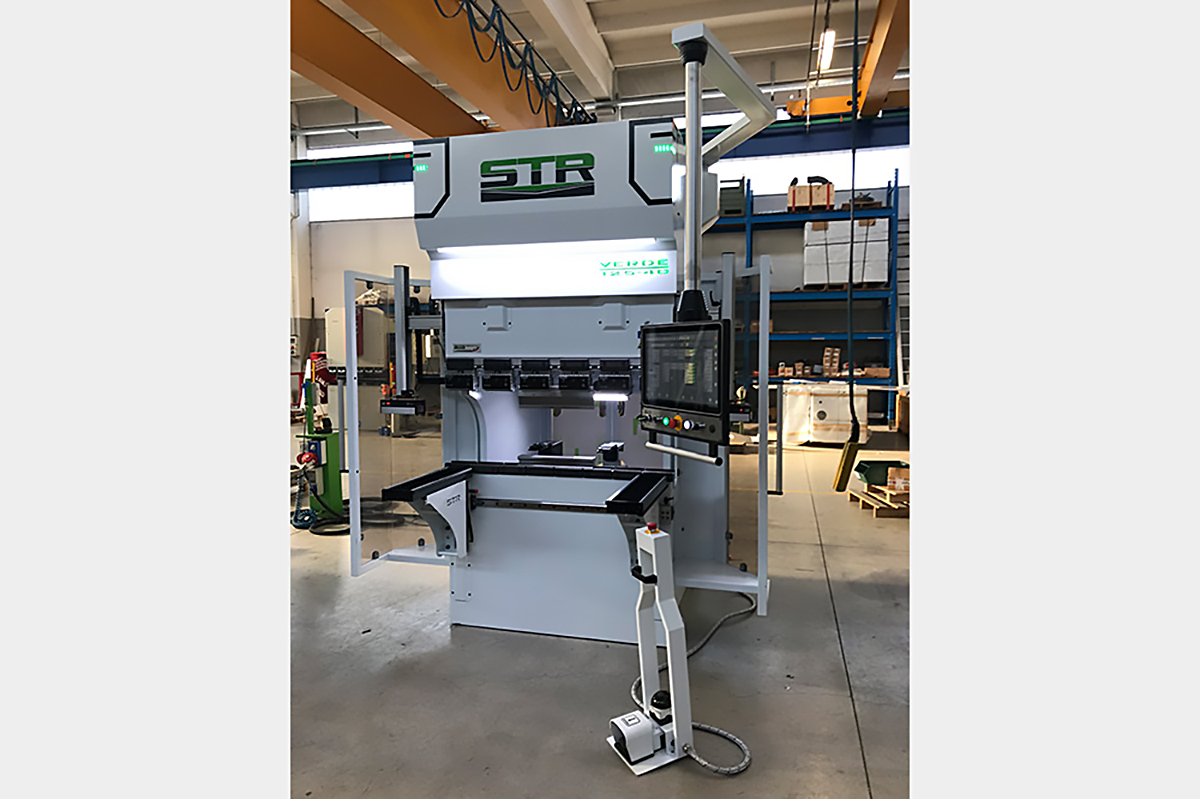 Pressa Piegatrice Elettrica Verde 125-40