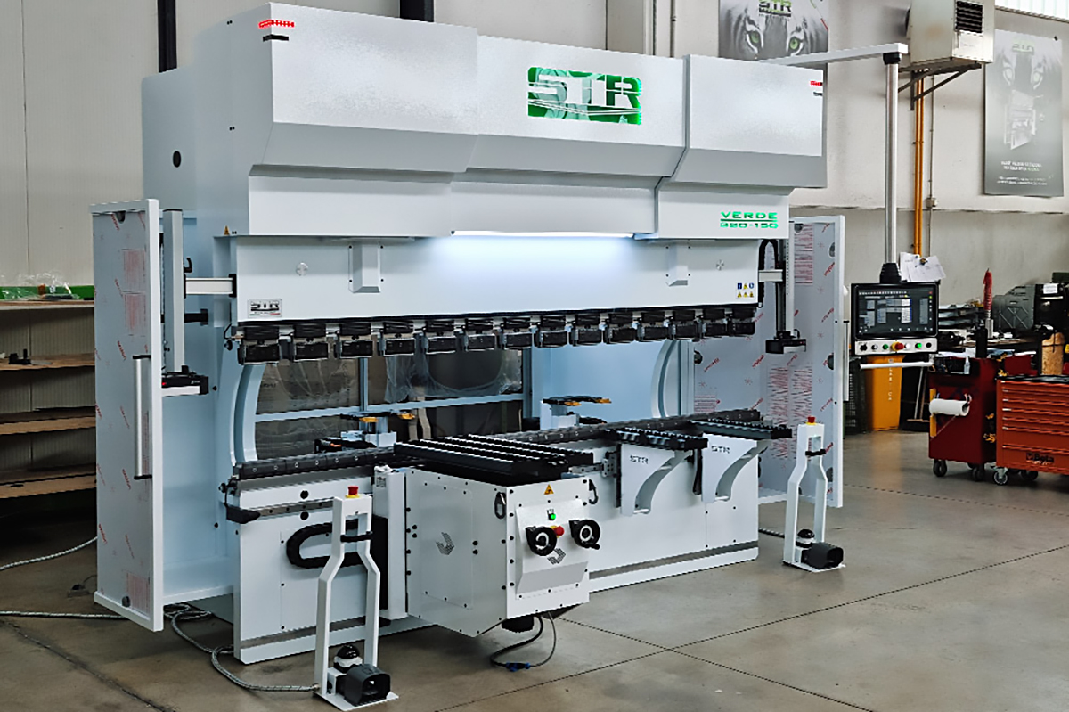 Pressa Piegatrice Elettrica Verde 320-150