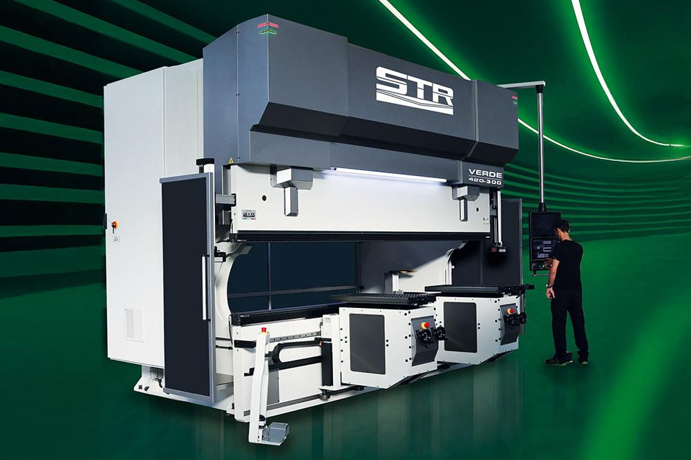 Pressa Piegatrice Elettrica Verde 420-300